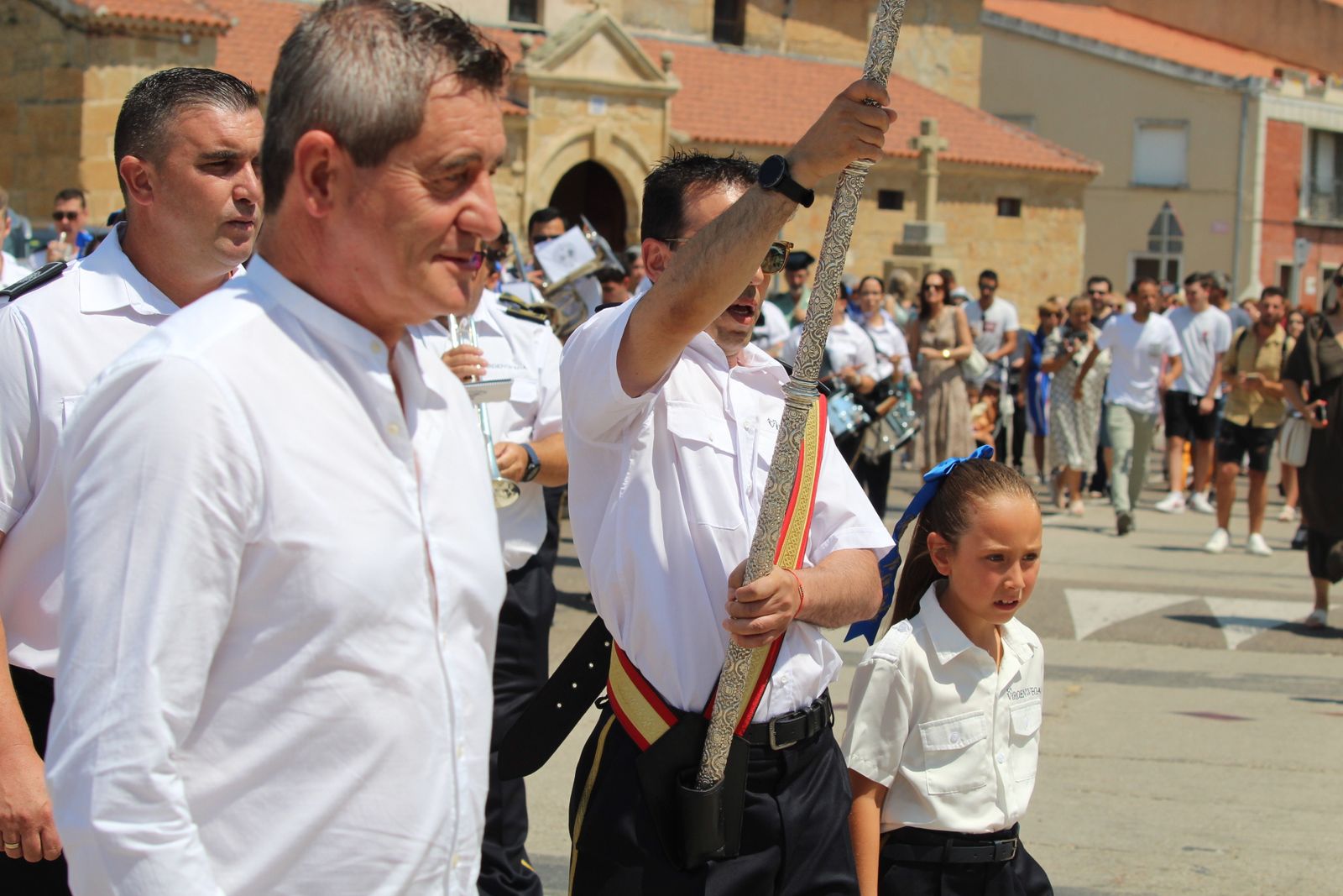 Moriscos. Procesión acompañada por la Agrupación Musical Virgen de la Vega