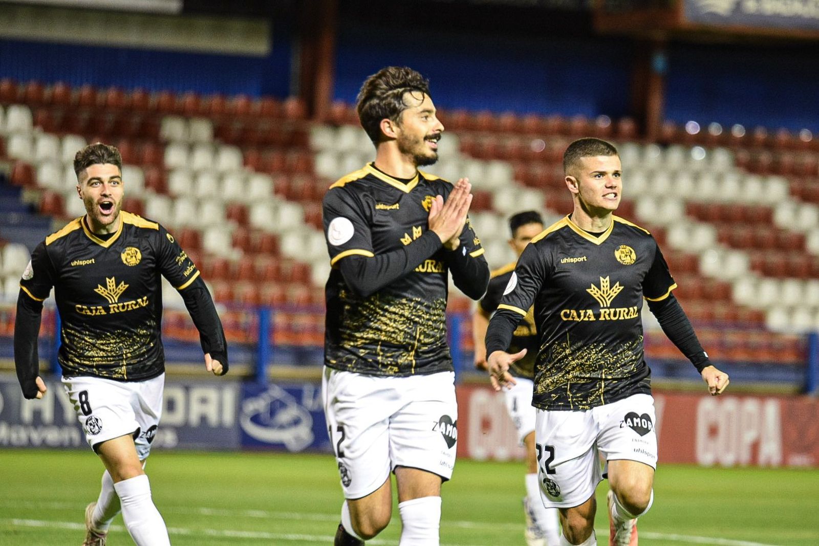 Carlos Cordero celebra su gol