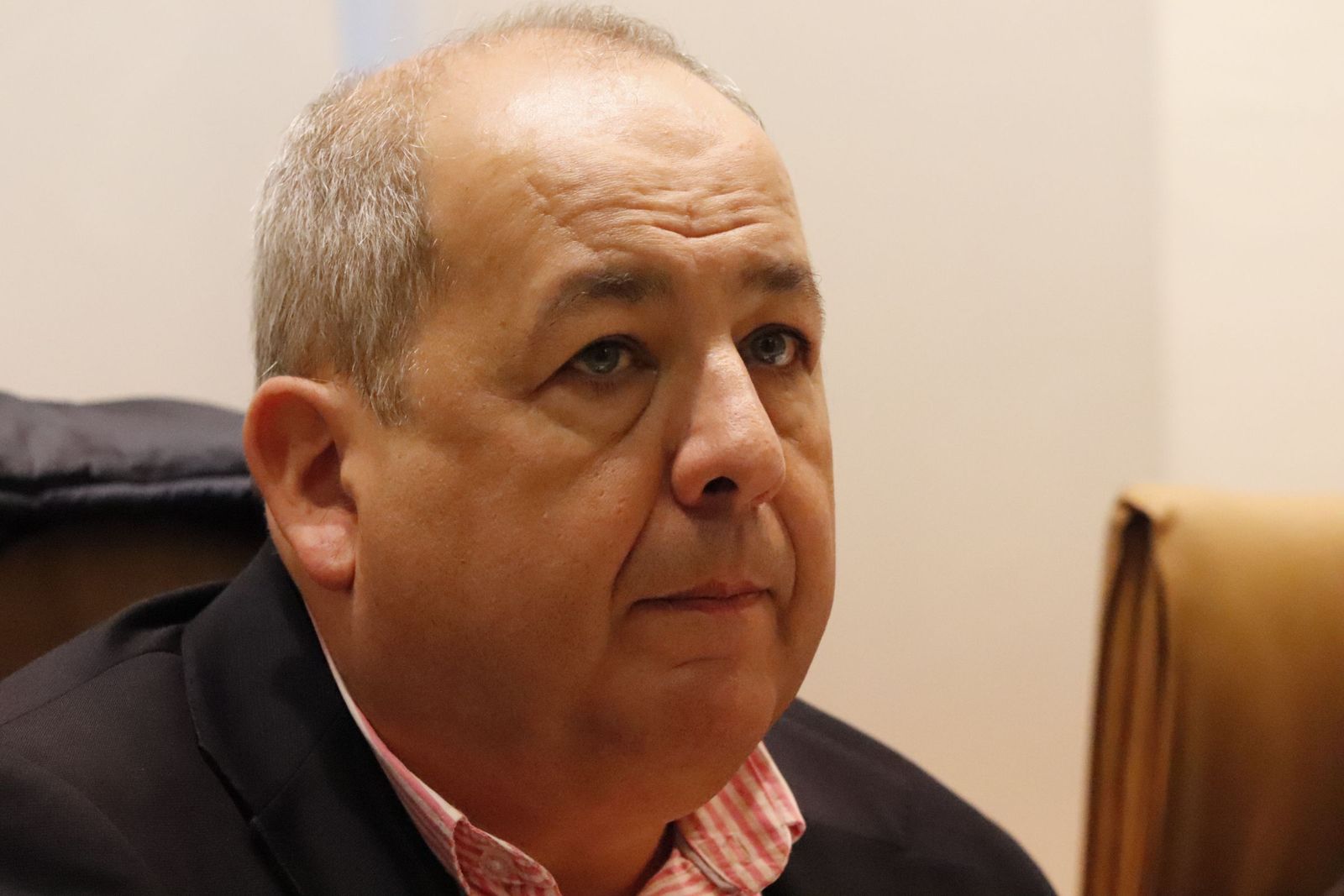 Ricardo Ortiz en un pleno municipal