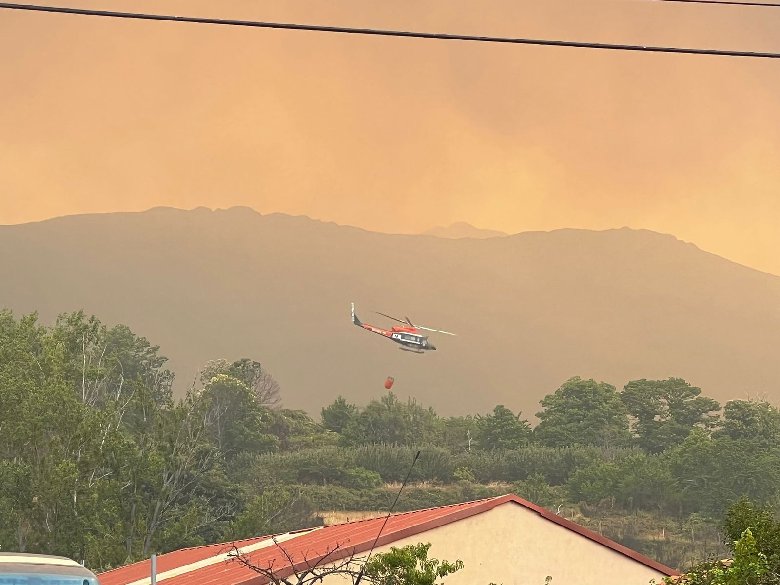 Incendio en Monsagro. FOTO SALAMANCA24HORAS.COM