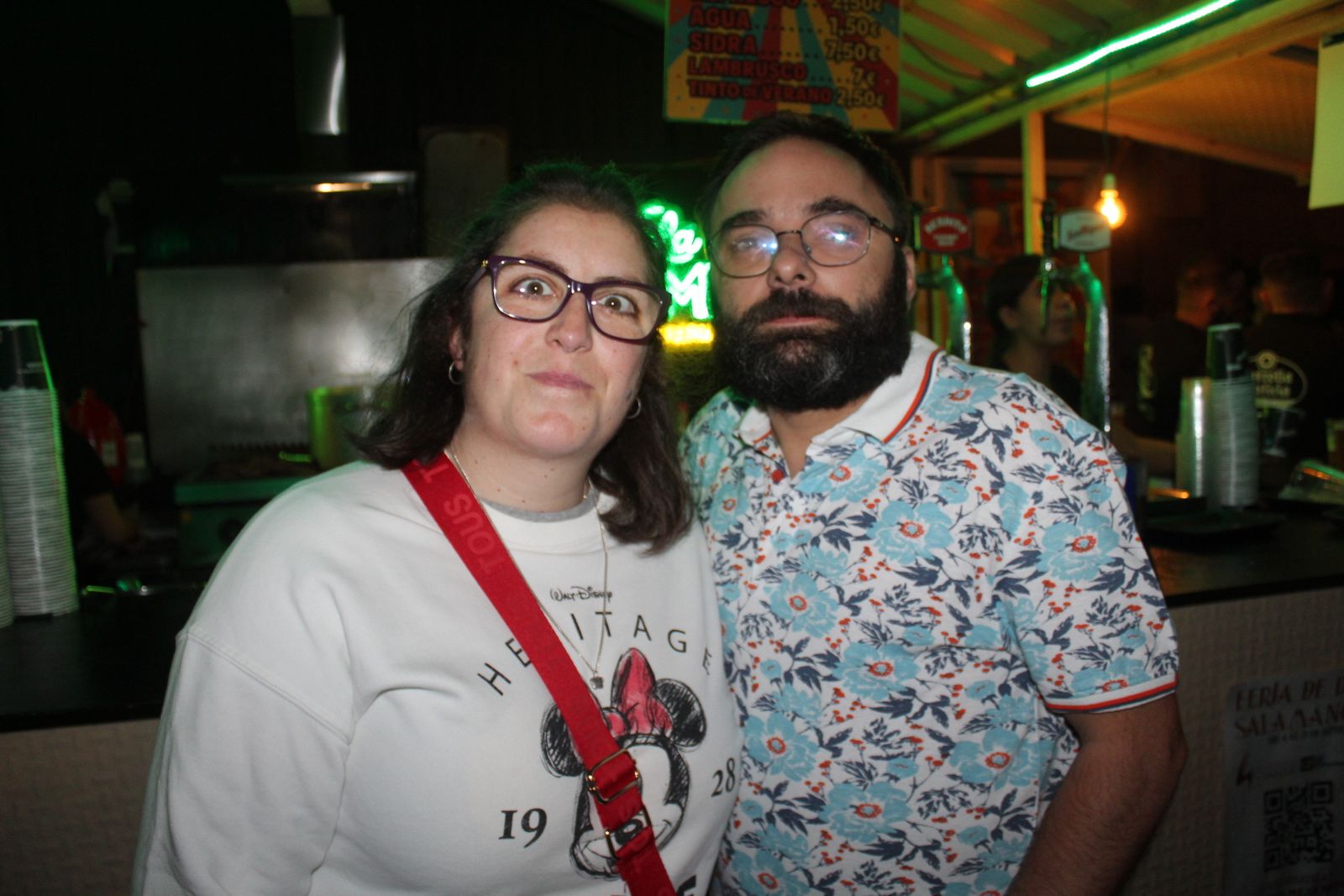 Ambiente en la Feria de Día en la tarde de este