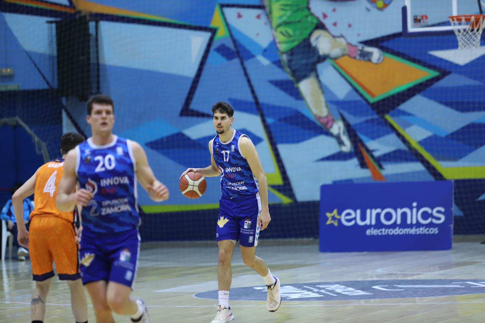 Toni Naspler en el CB Zamora-Melilla. Archivo.