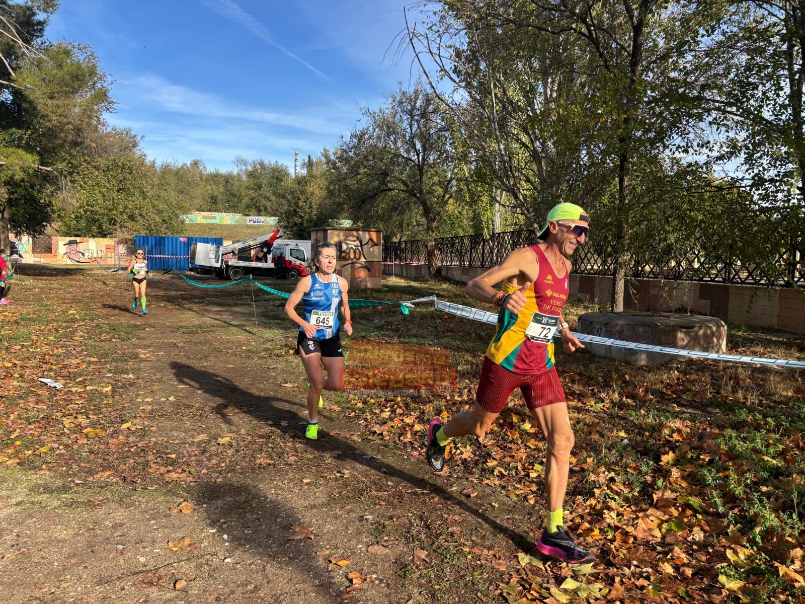 José Luis Martín, perteneciente al club, durante una carrera en Toledo