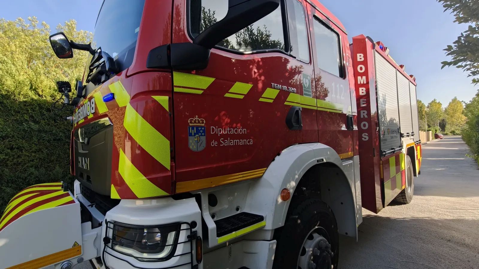Bomberos diputación de Salamanca. Foto de archivo