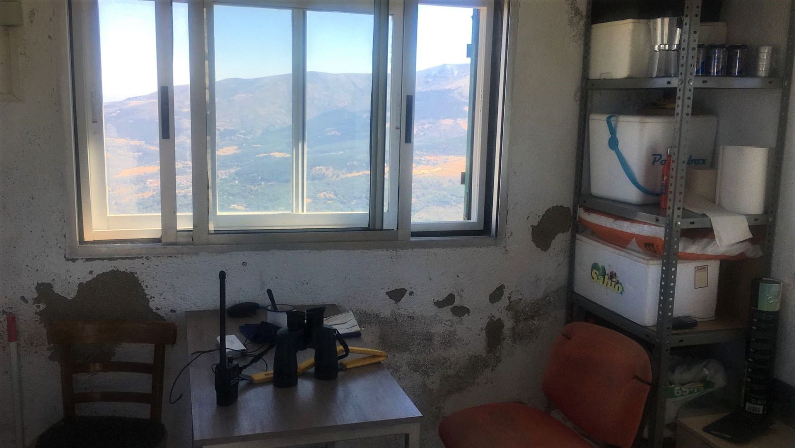 Puesto vigilancia incendios en Peña Negra Puesto vigilancia incendios en Peña Negra