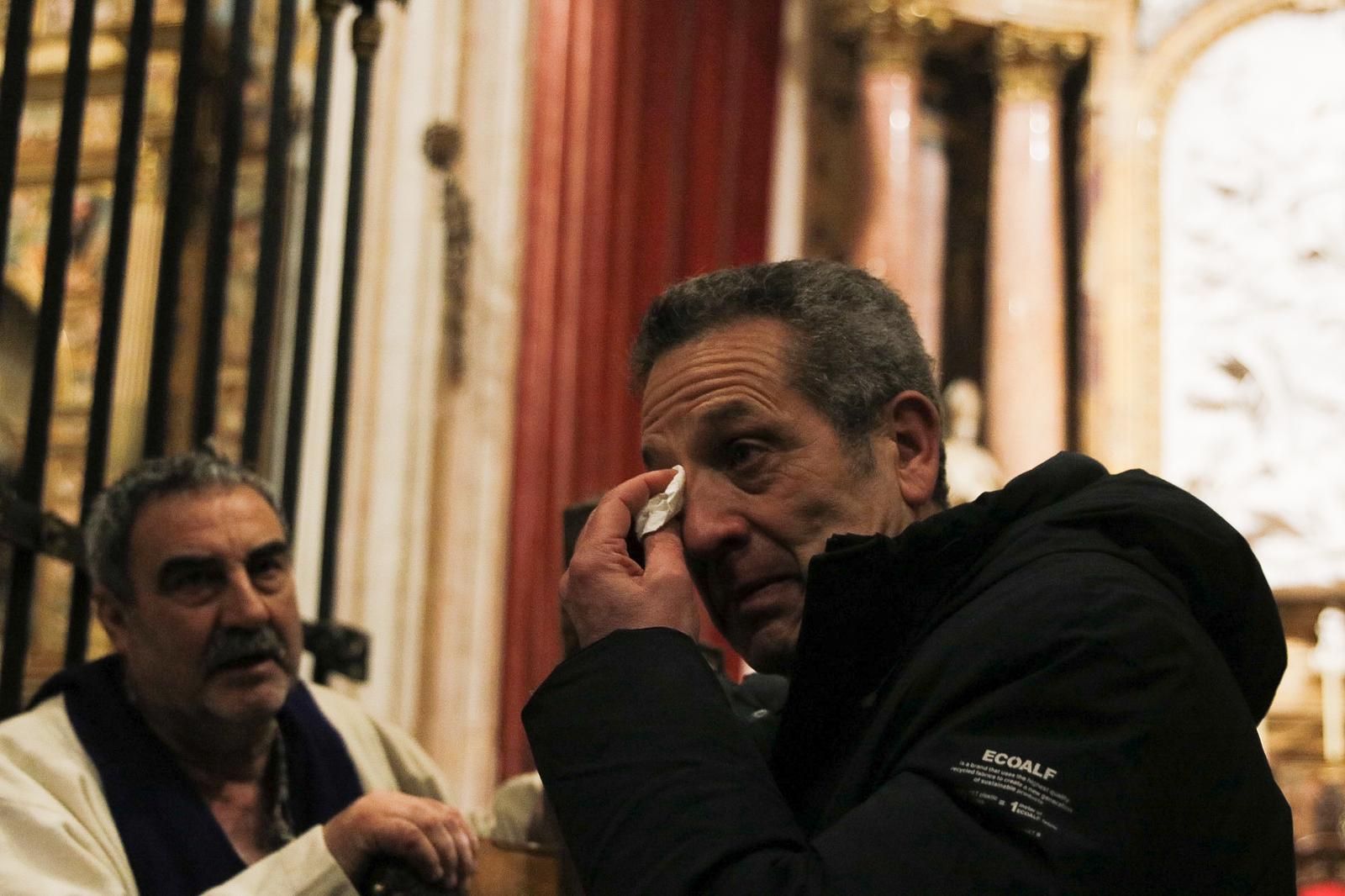 Antonio Pedrero emocionado