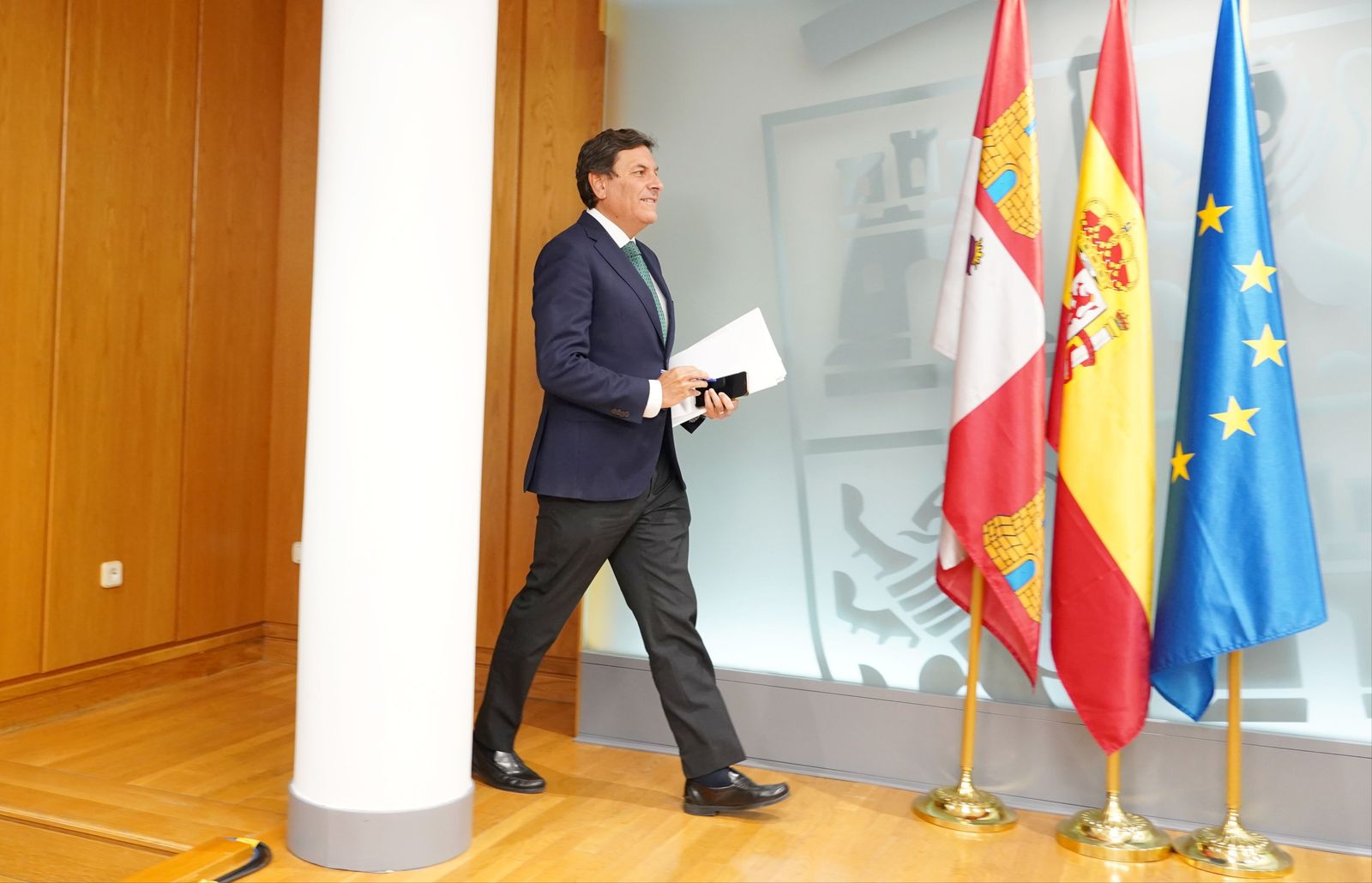 Miriam Chacón  ICAL. El consejero de Economía y Hacienda y portavoz de la Junta, Carlos Fernández Carriedo, comparece en rueda de prensa posterior a la reunión del Consejo de Gobierno. (2)