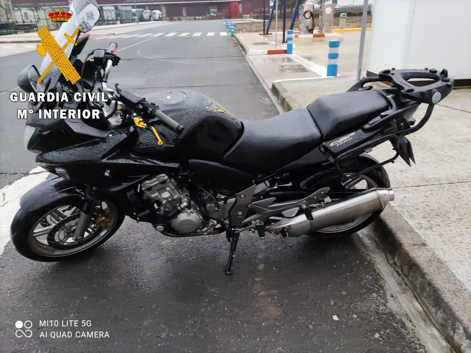 Foto de la motocicleta robada | Foto: Guardia Civil de Salamanca