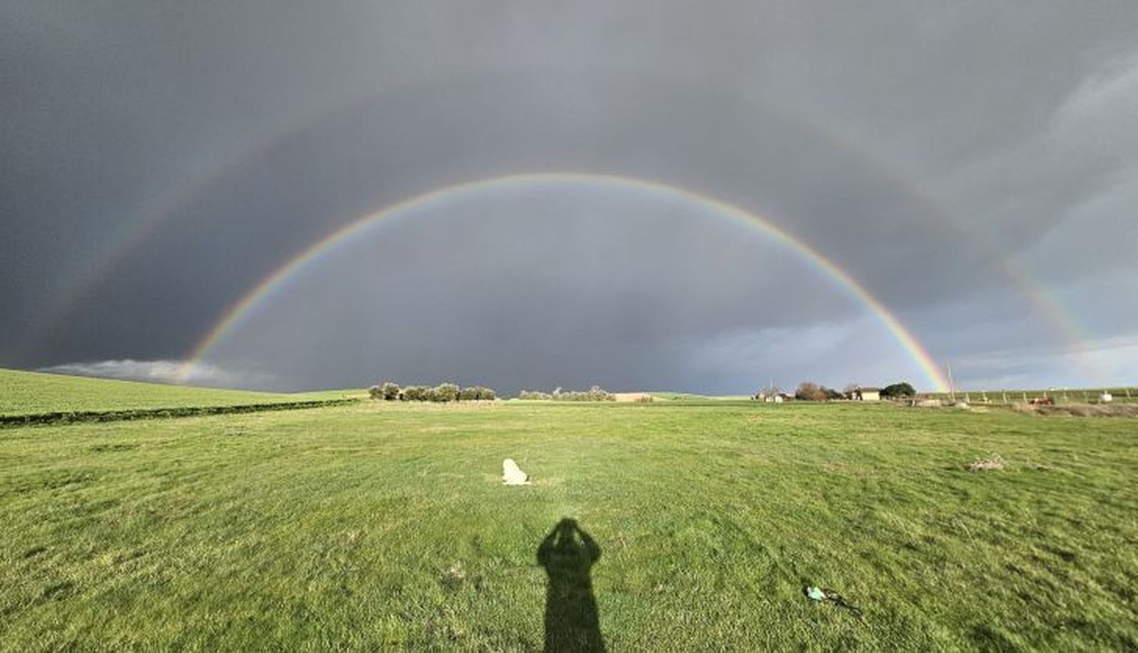 Arcoiris doble en Salamanca