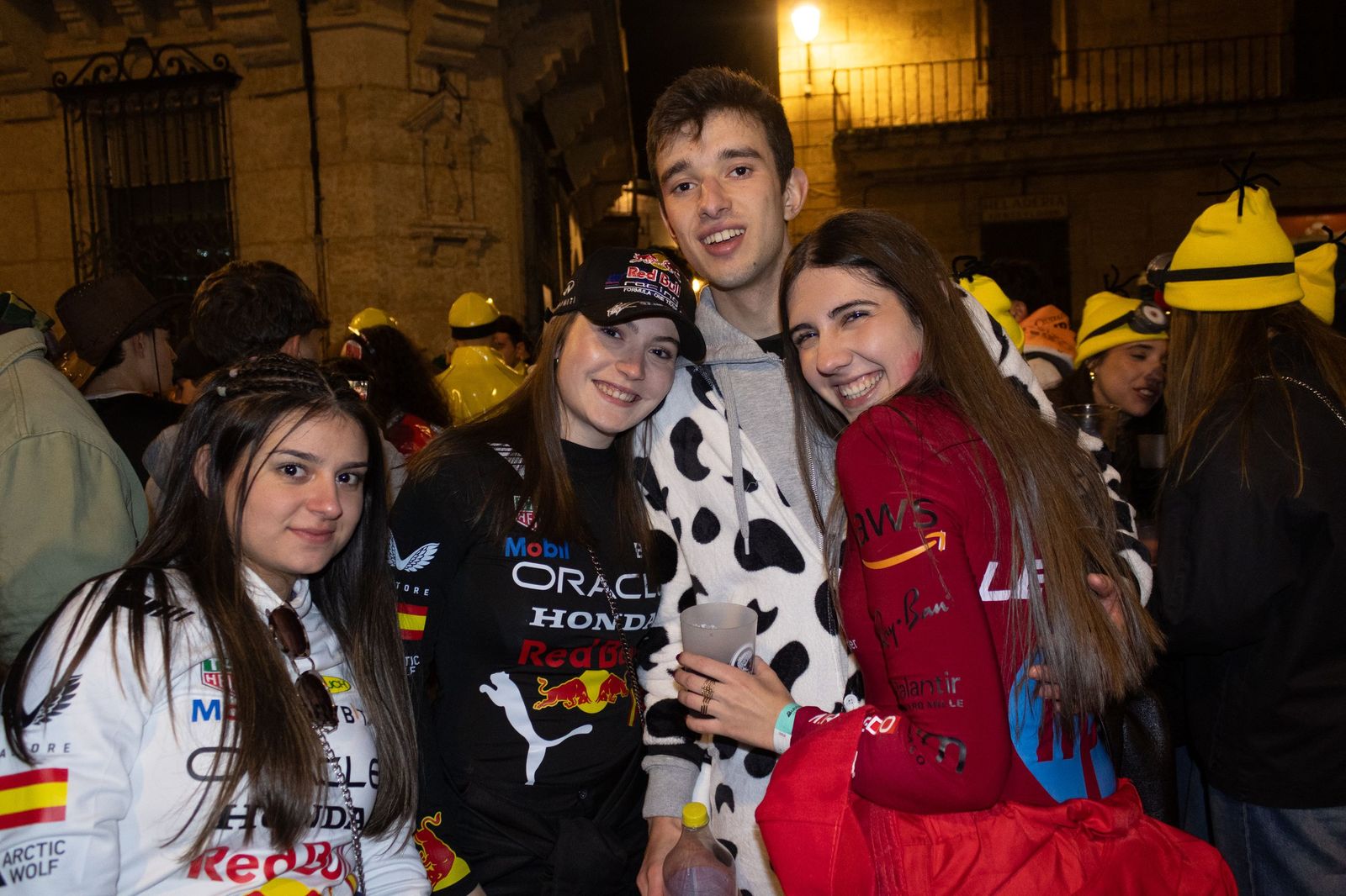 Salamanca de noche, sábado del Carnaval del Toro de Ciudad Rodrigo