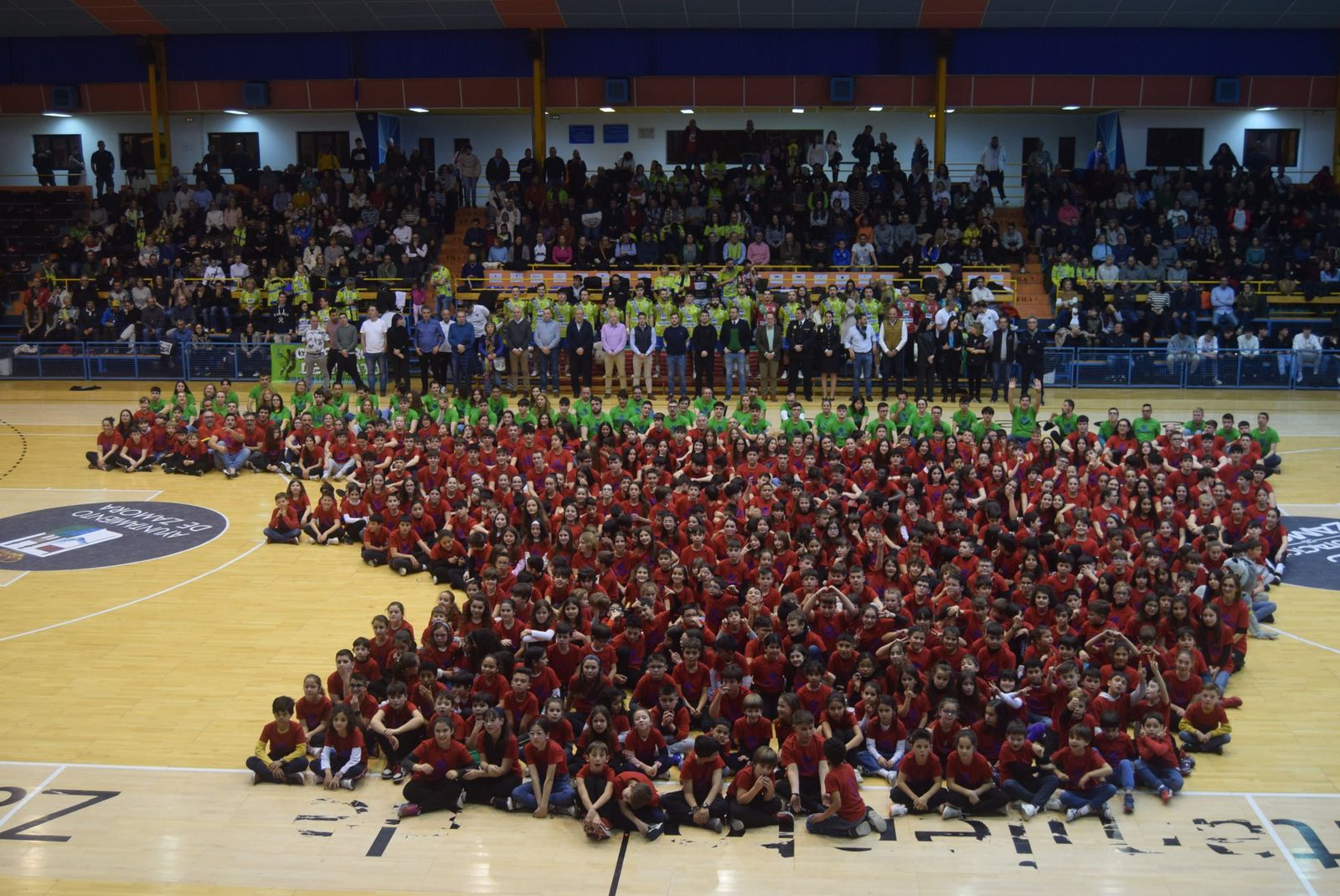 Mapa de Zamora con los colores de la Seña Bermeja.