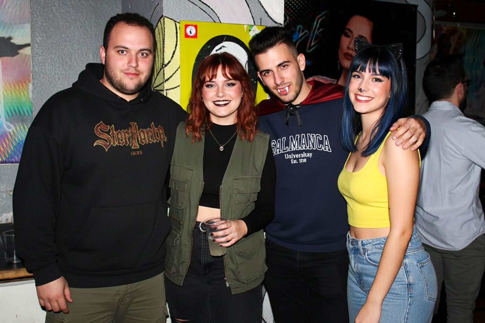 Salamanca de noche, viernes 31 de octubre