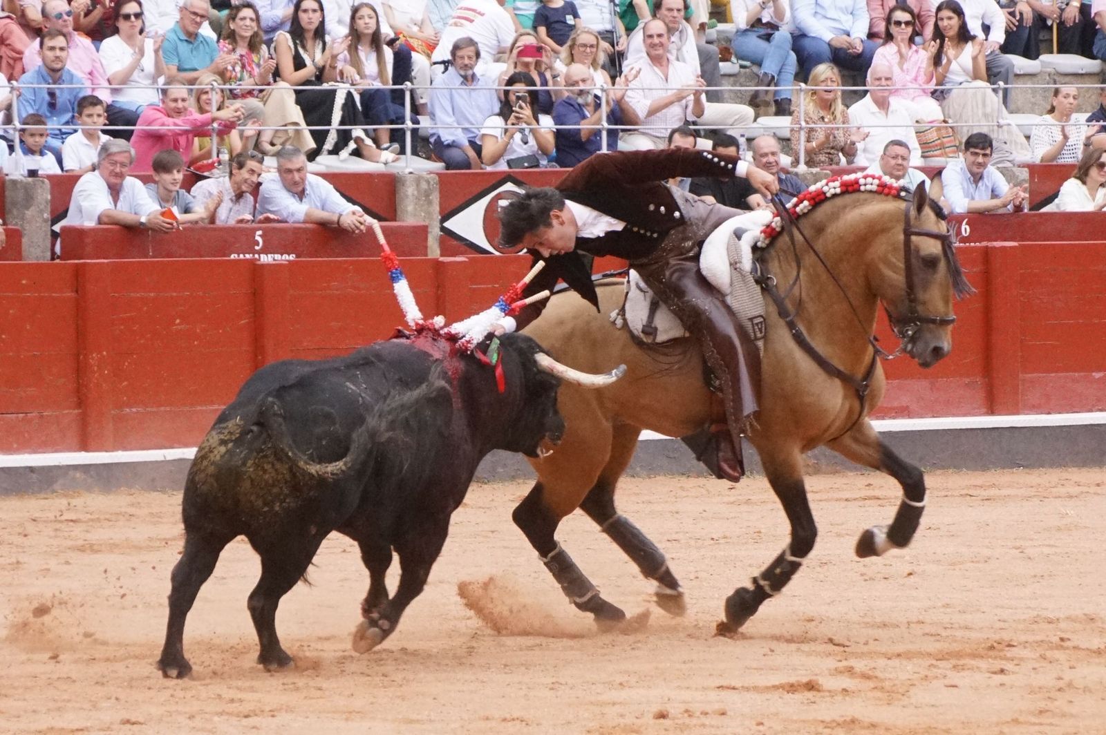 Exhibición de rejoneo en La Glorieta a cargo de Diego Ventura, Rui Fernandes y Sergio Galán