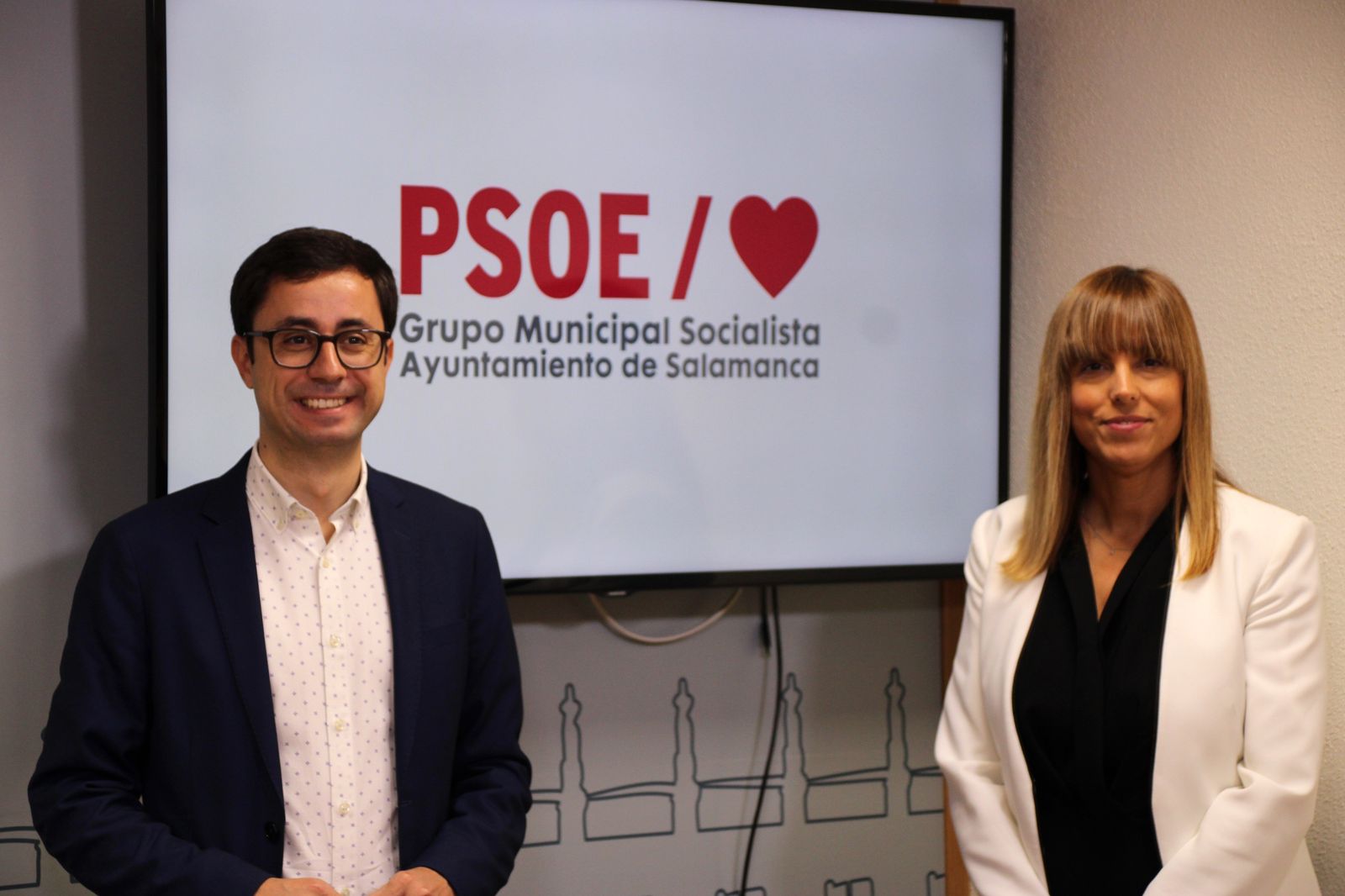 Rueda de prensa de María Sánchez y José Luis Mateos