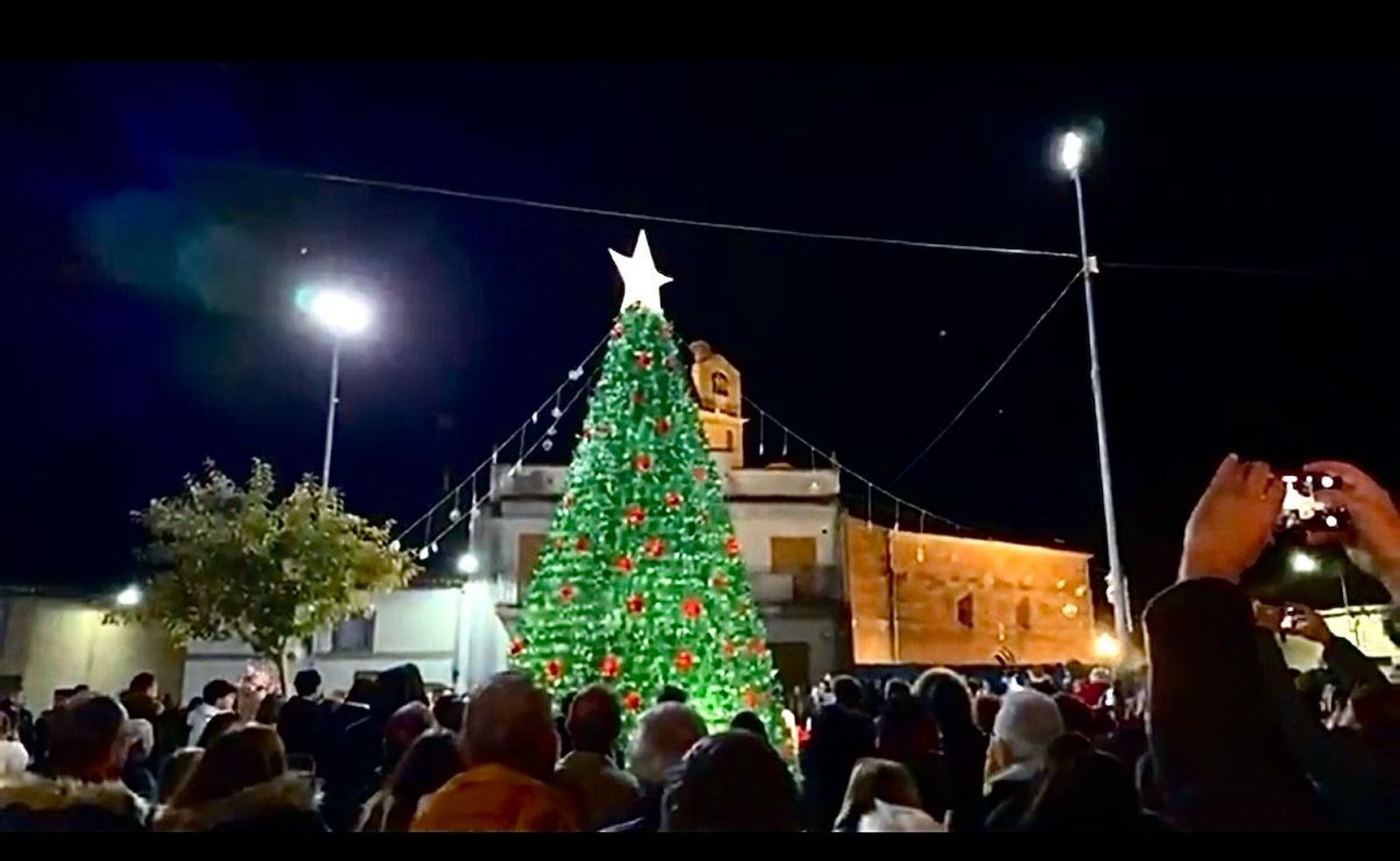 Encendido del árbol de Villoruela. Villoruela se mueve