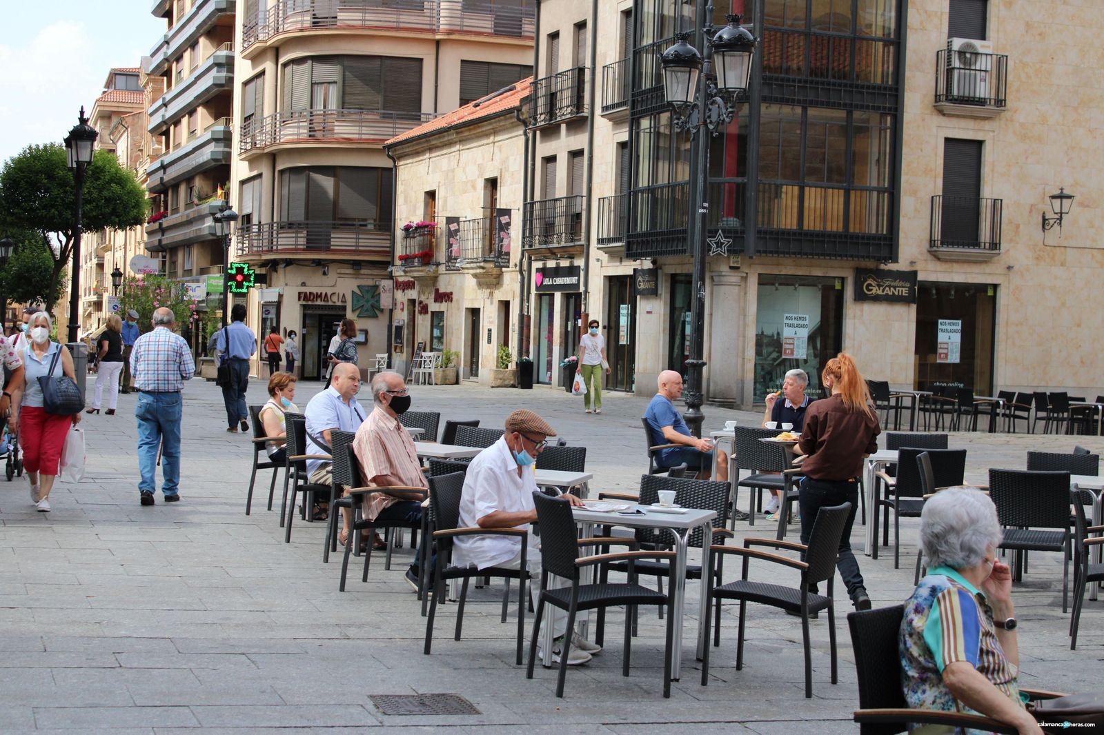 Terrazas coronavirus calle Zamora Terrazas coronavirus calle Zamora