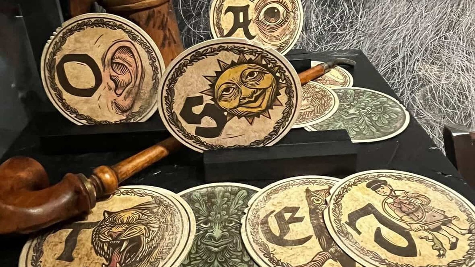 Cartas de lectura de Tomas Hijo para Frankenstein en la exposición sobre la pelicula