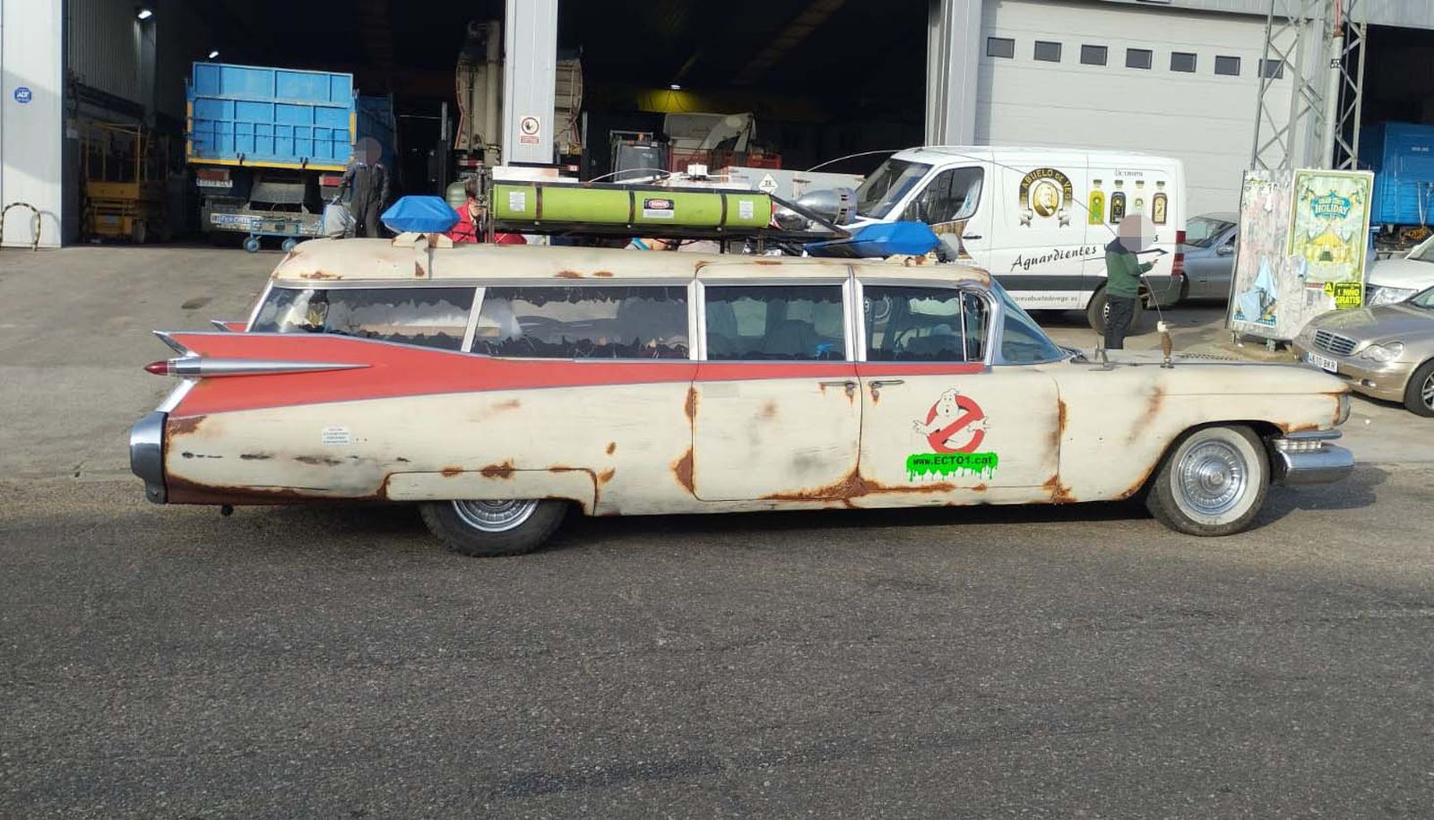 Una imagen insólita en Zamora los ‘auténticos’ Cazafantasmas se pasean por la ciudad