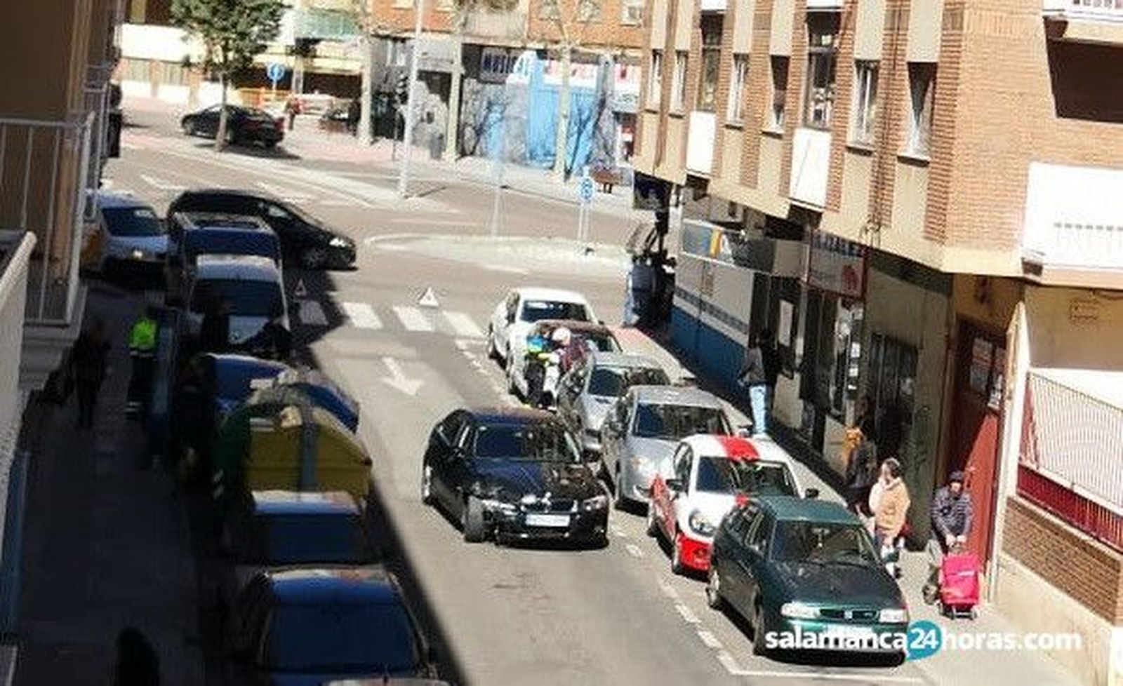 Accidente calle Elcano 2