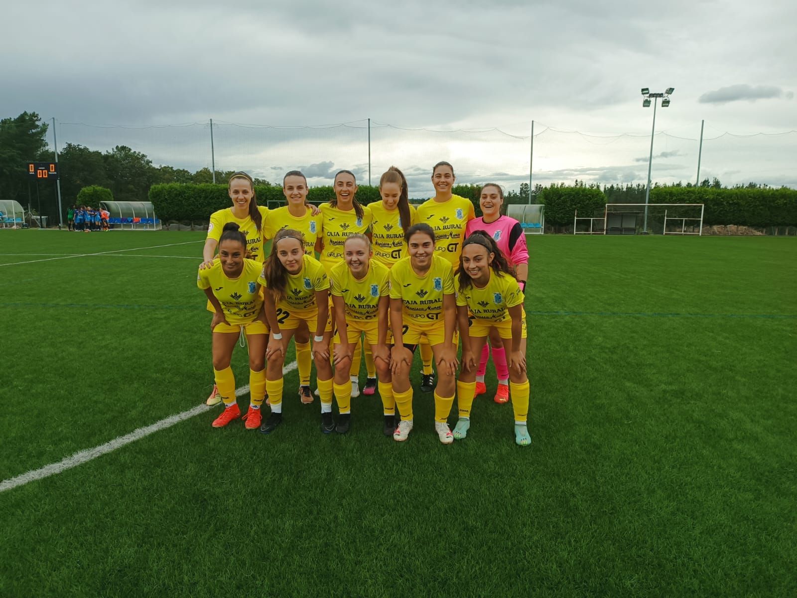 Jugadoras de la UD Bovedana. Archivo.