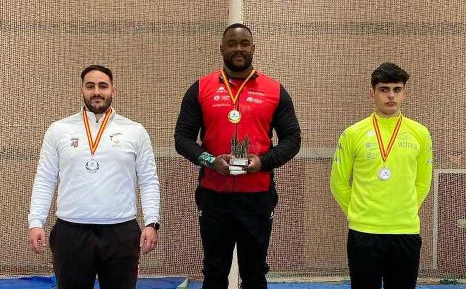 Rubén Matas Sánchez, lanzador de disco del Atlético Salamanca