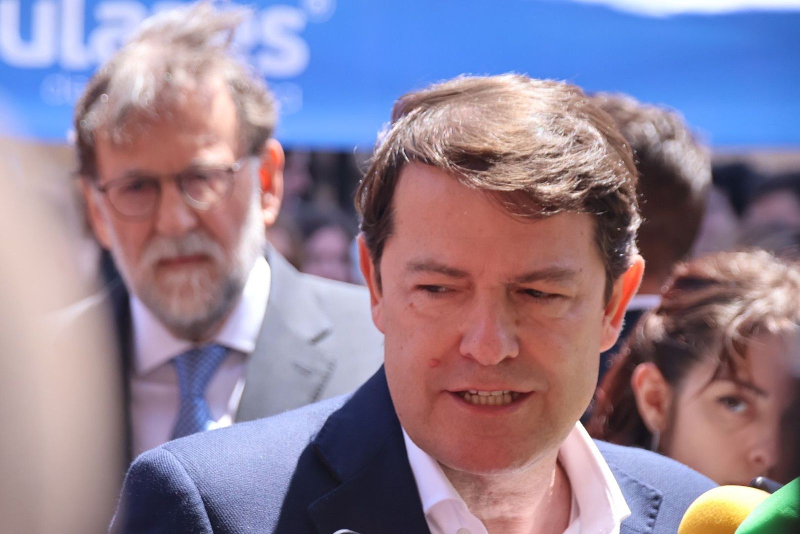 Mariano Rajoy llega a Salamanca, de la mano de Alfonso Fernández Mañueco, para apoyar la candidatura de García Carbayo
