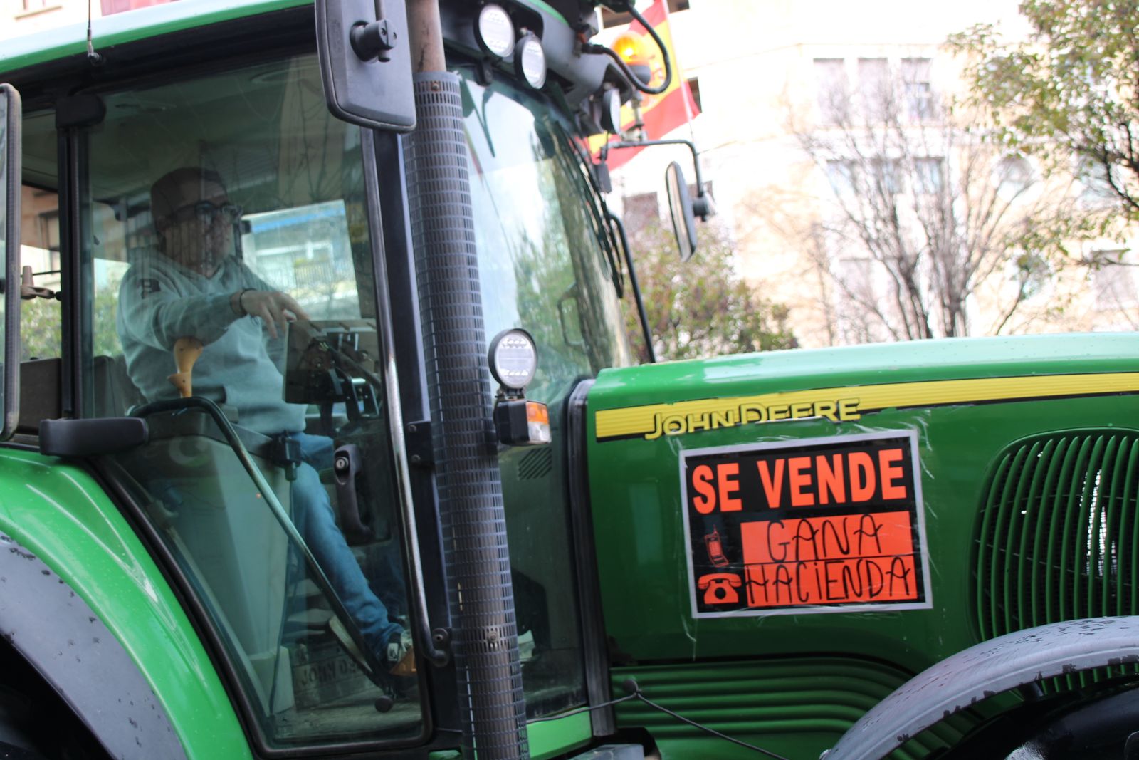 En imágenes la marcha con tractores y vehículos de campo en Salamanca en protesta contra Mercosur
