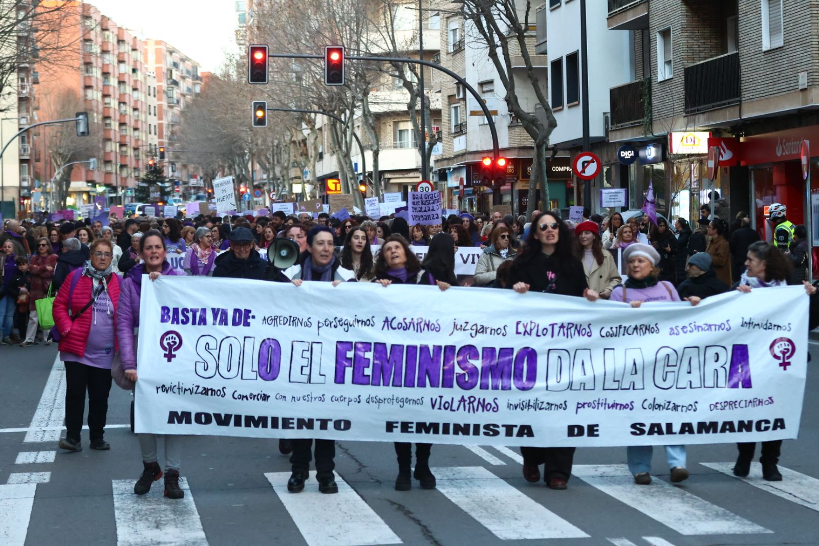 Manifestación por el 8M en Salamanca