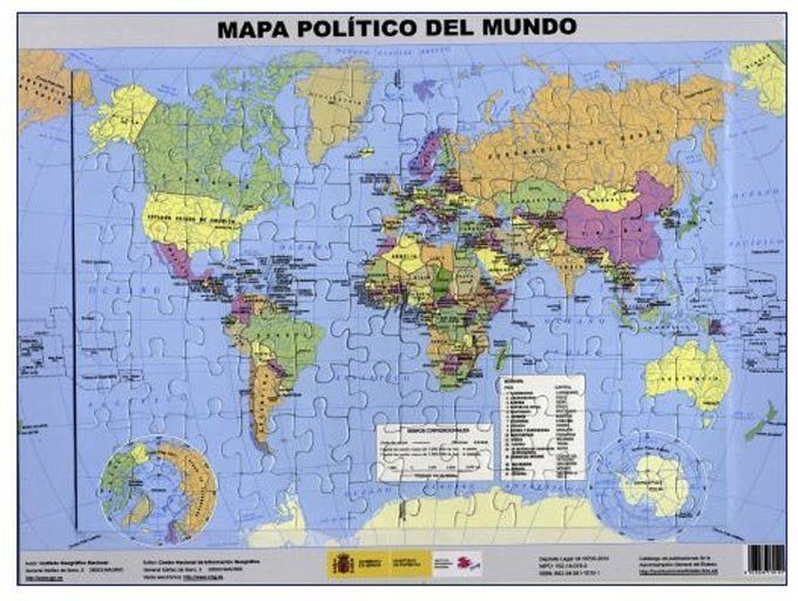 Guías, planos, puzles y mapas actualizados, en el Instituto Geográfico Nacional