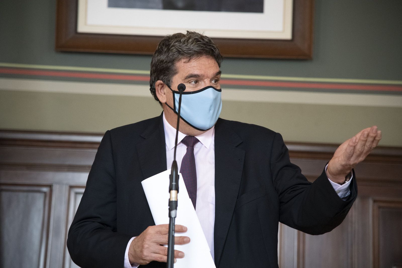 El ministro de Inclusión, Seguridad Social y Migraciones, José Luis Escrivá,