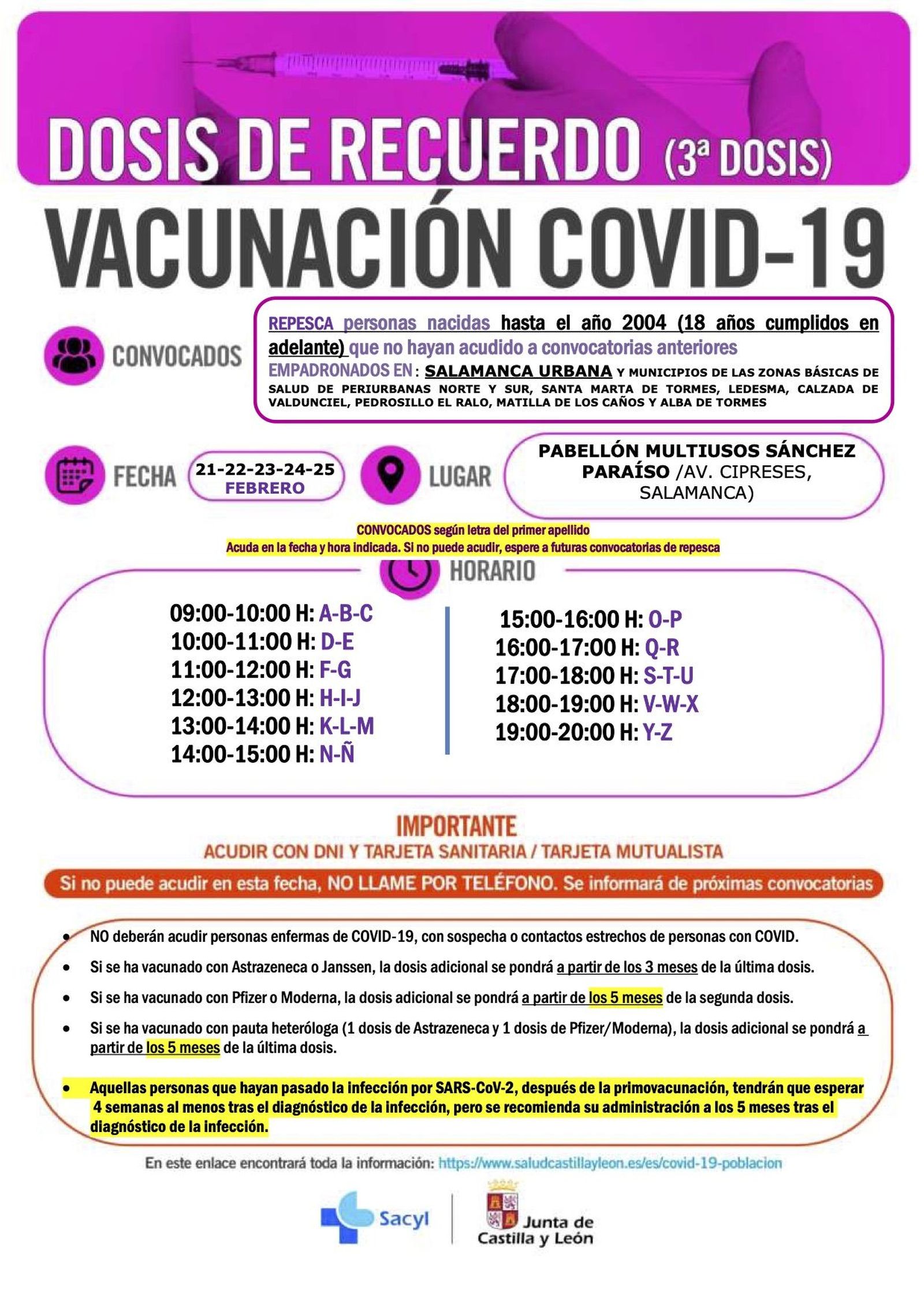 5. REPESCA SALAMANCA CAPITAL Y PRONVICIA DOSIS DE RECUERDO hasta 2004 21 25 febrero