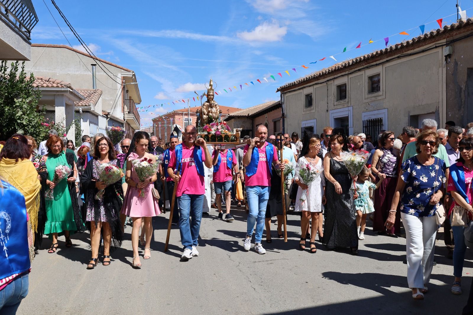 Procesión de la Virgen de la Vega en Villoria (1)