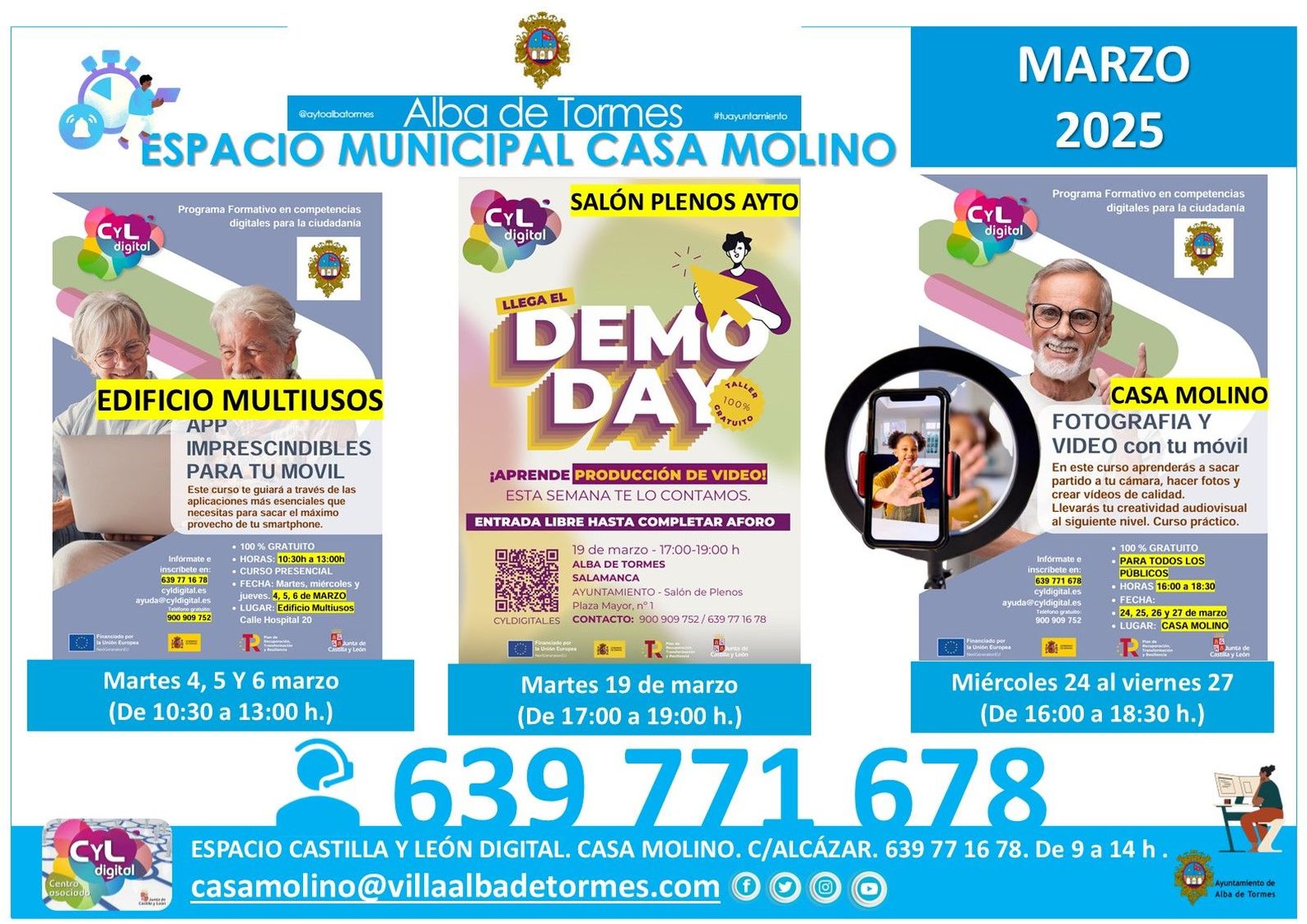 Cartel de las actividades en Alba de Tormes Cartel de las actividades en Alba de Tormes