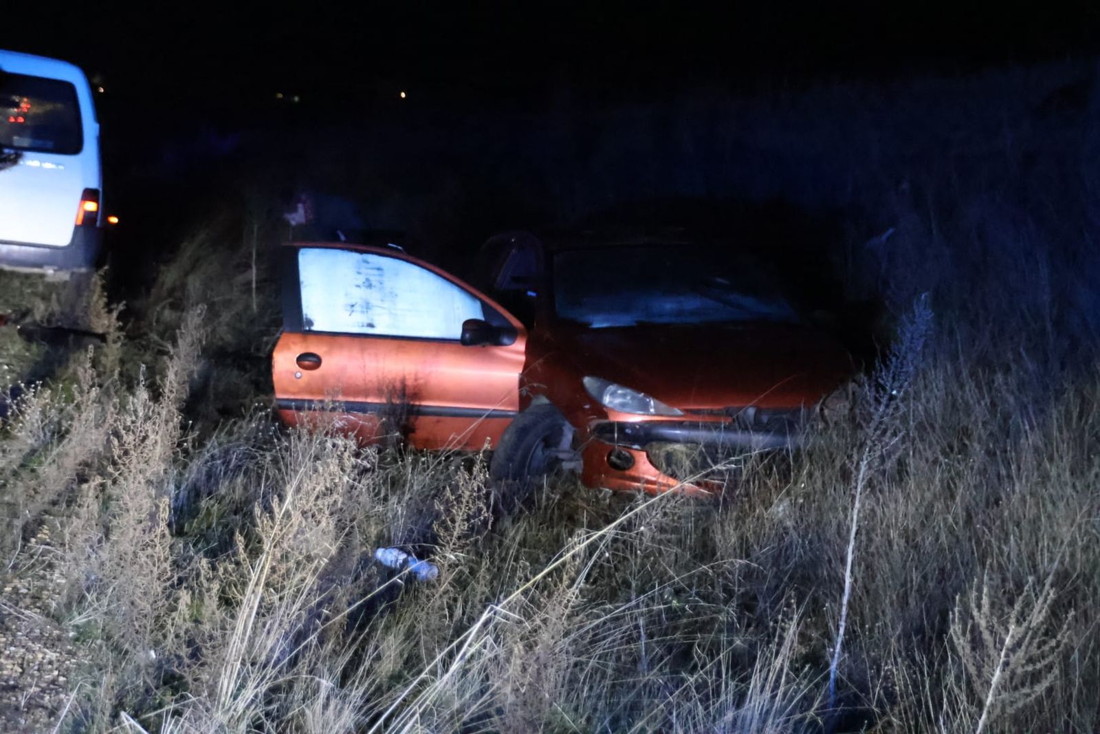 Herida una mujer tras una salida de vía en la carretera de Aldeaseca