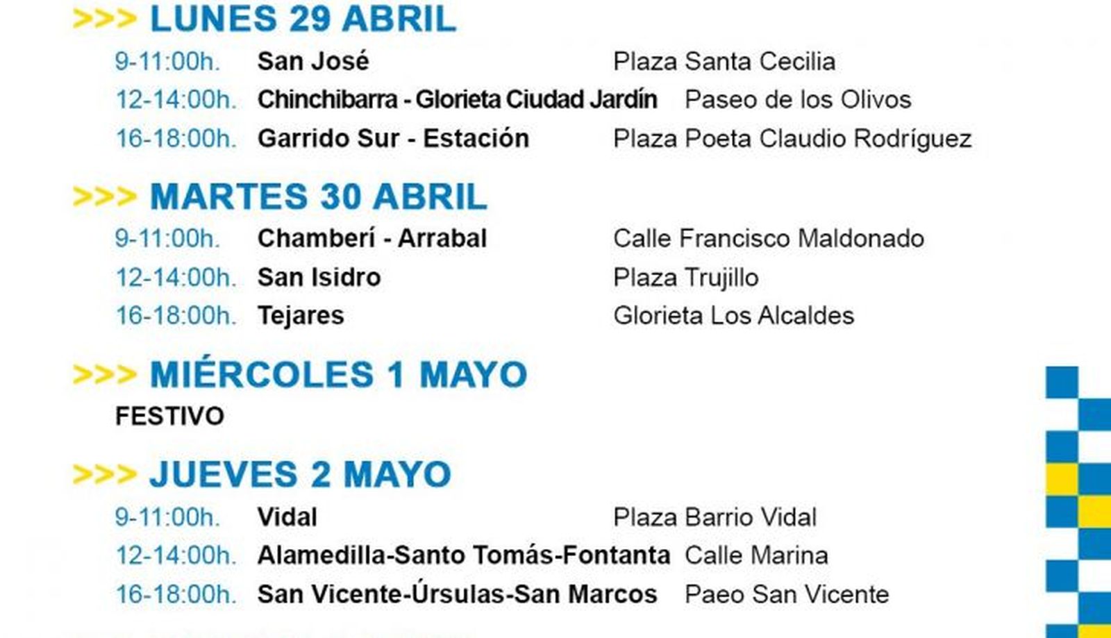 Policía en el Barrio en Salamanca del 29 de abril de 2024 al 3 de mayo de 2024