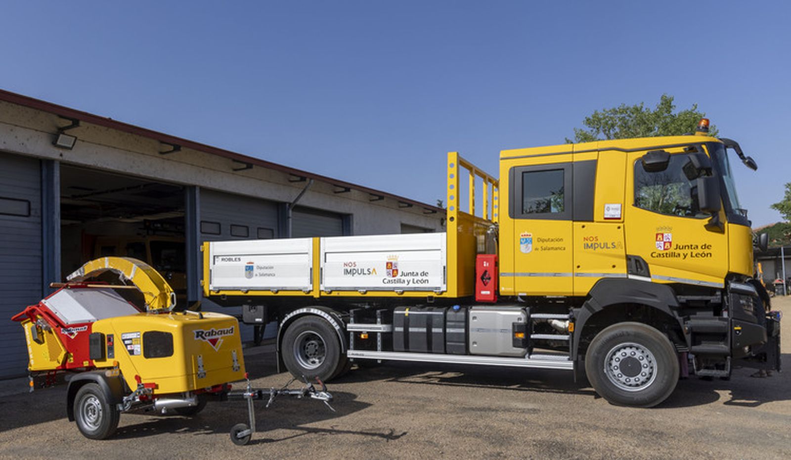 Nuevo camión de las brigadas forestales para actuar en la provincia de Salamanca