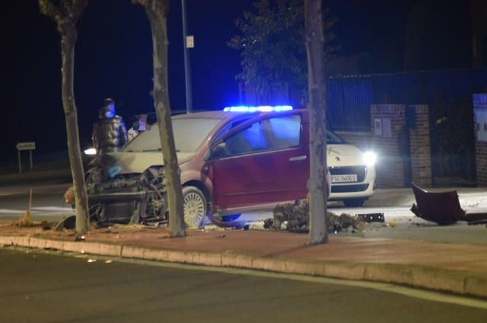 Accidente en Cabrerizos. Foto de Samuel Mellado