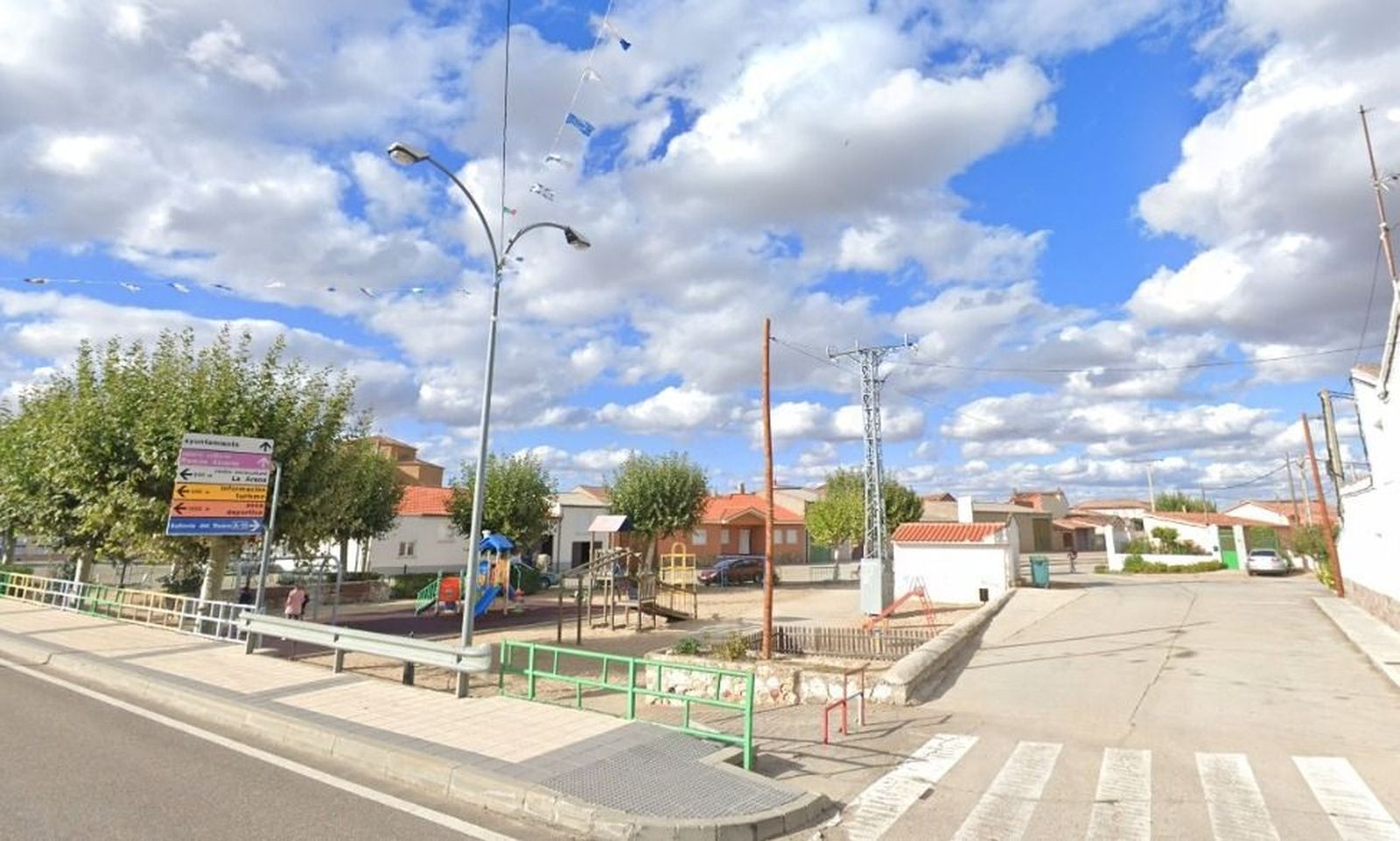 Imagen de un parque de la localidad de Coreses