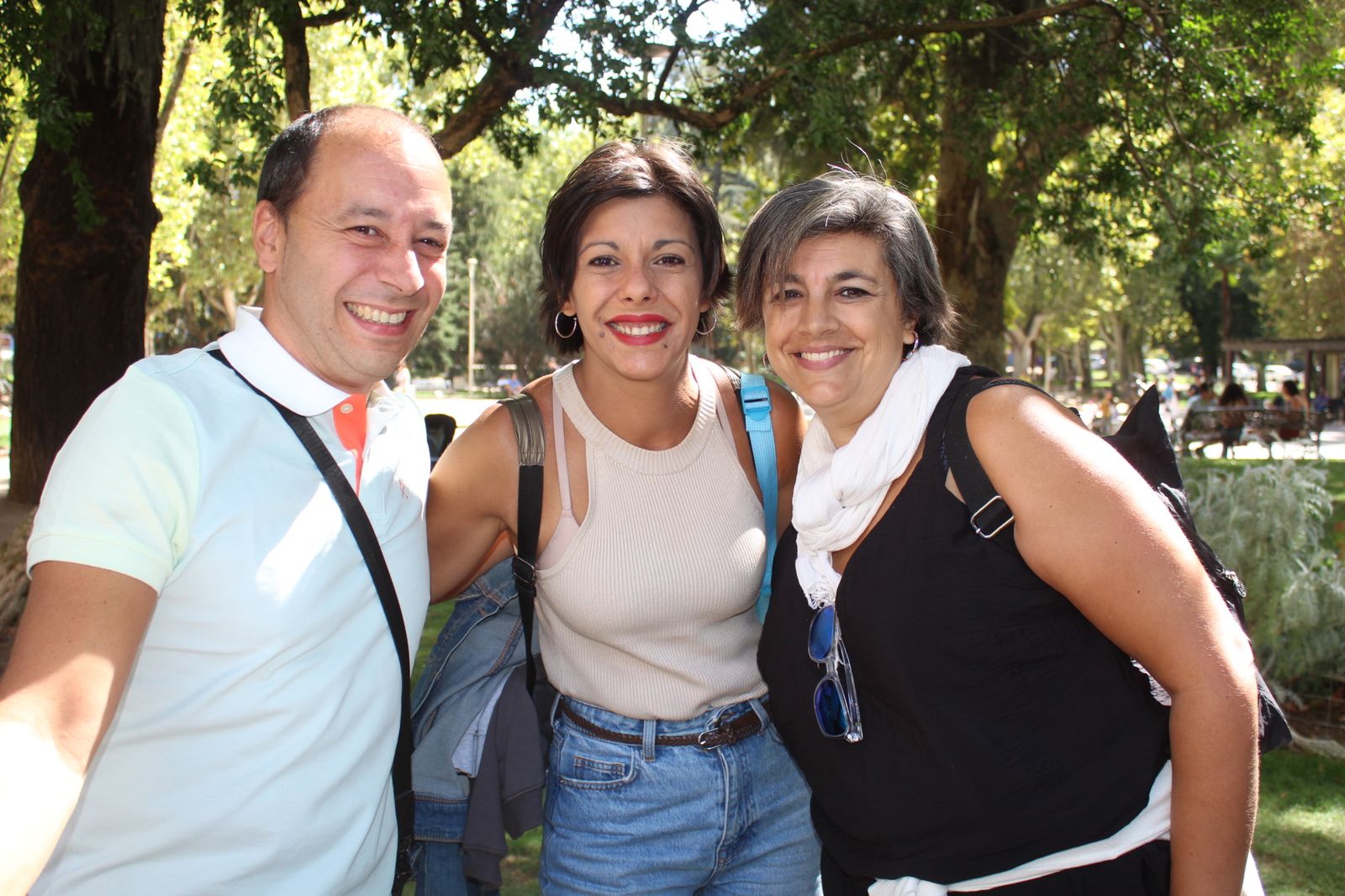 Ambiente en la Feria de Día en el mediodía de este sábado