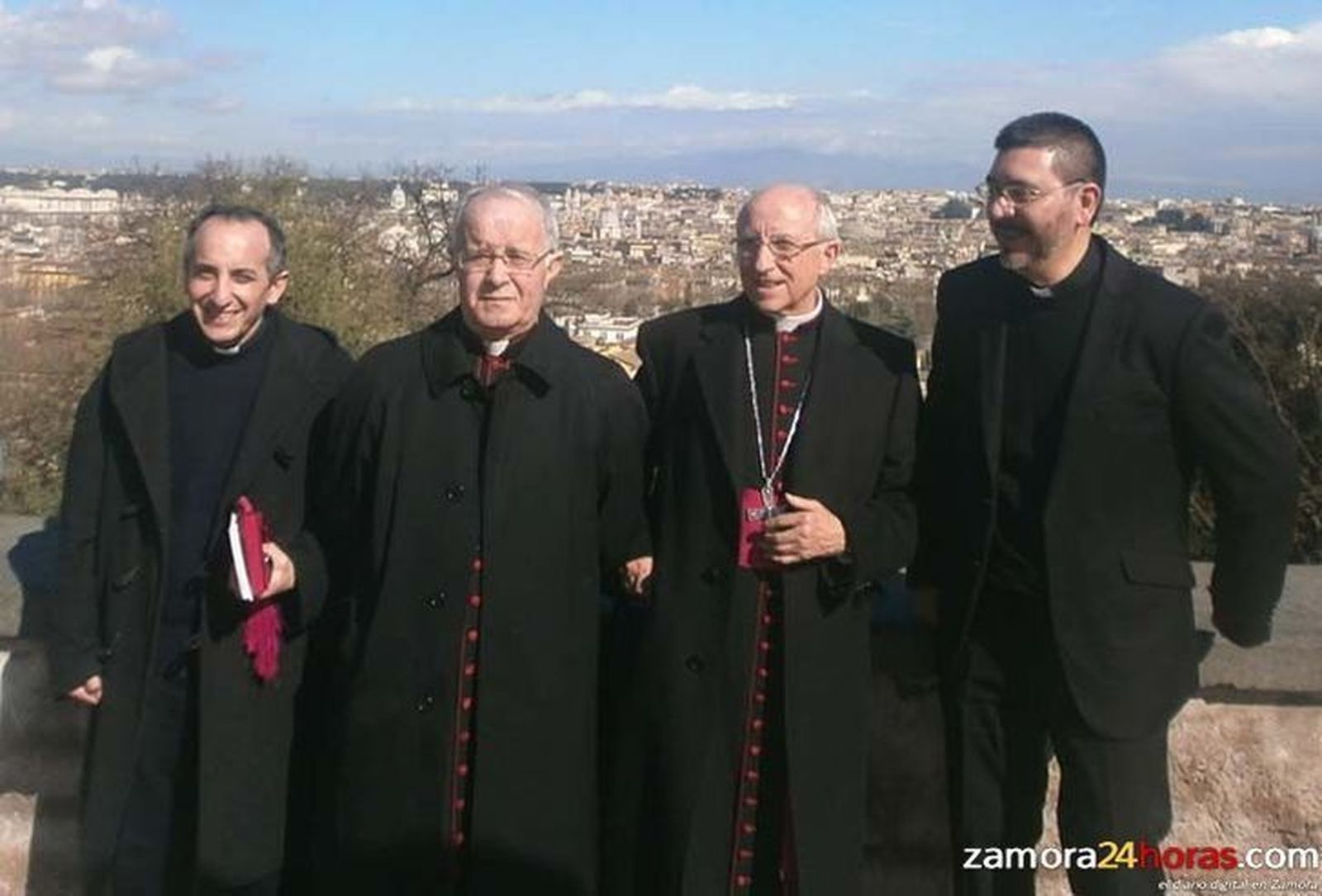 El obispo de Zamora felicita en Roma a los nuevos cardenales e inicia el recorrido por los dicasterios de la curia romana
