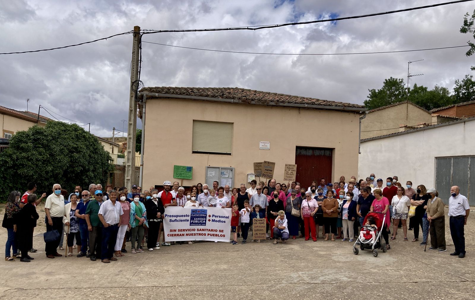 Manifestación por la Sanidad en Peleas