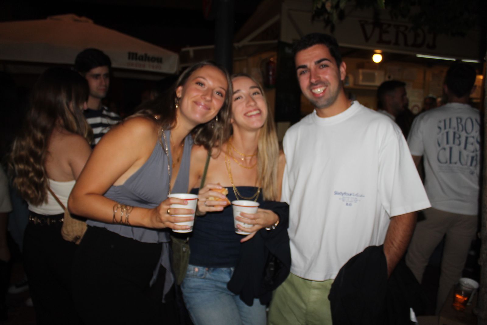 Ambiente en la Feria de Día en la tarde de este sábado