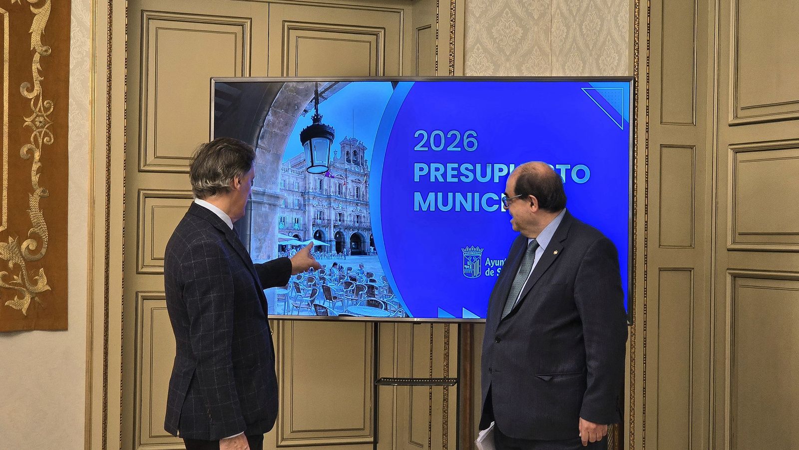 El alcalde de Salamanca presenta el Proyecto de Presupuestos del Ayuntamiento de Salamanca para 2026