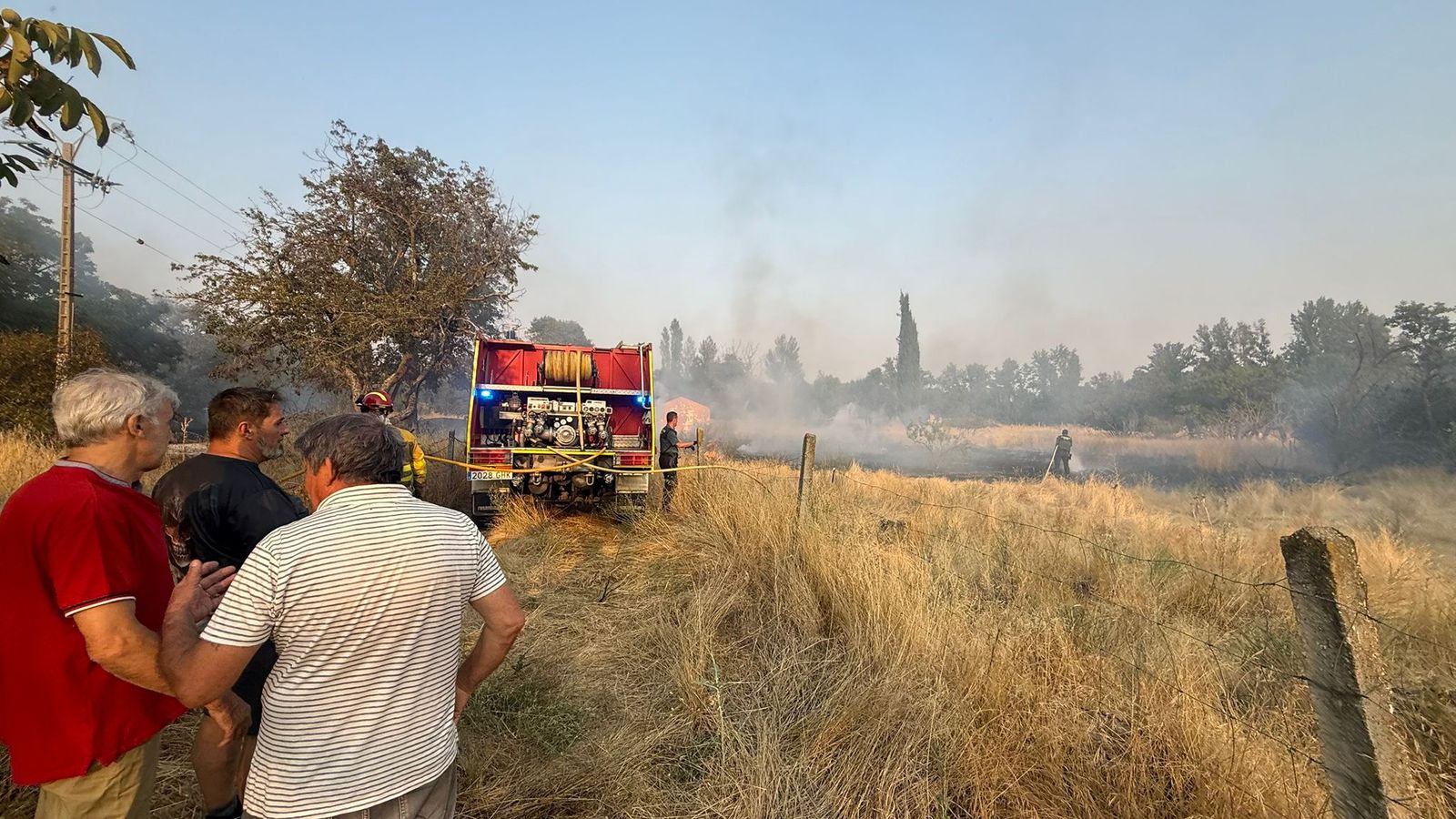 Incendio en Cabrerizos