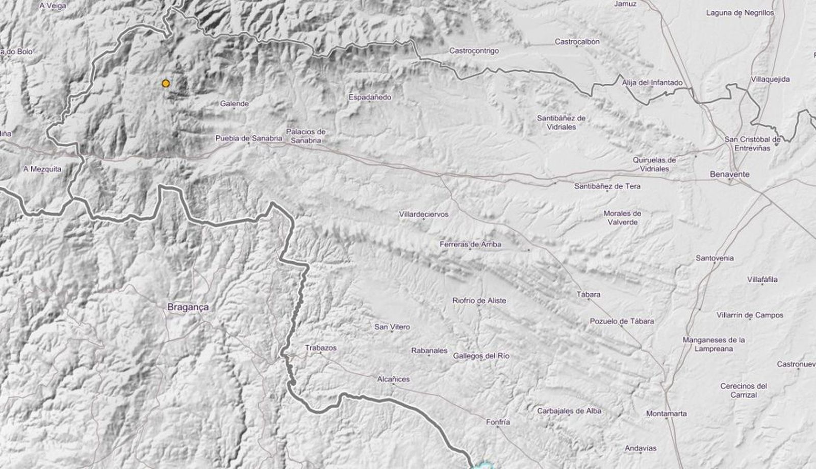 Terremoto en Zamora. IGN