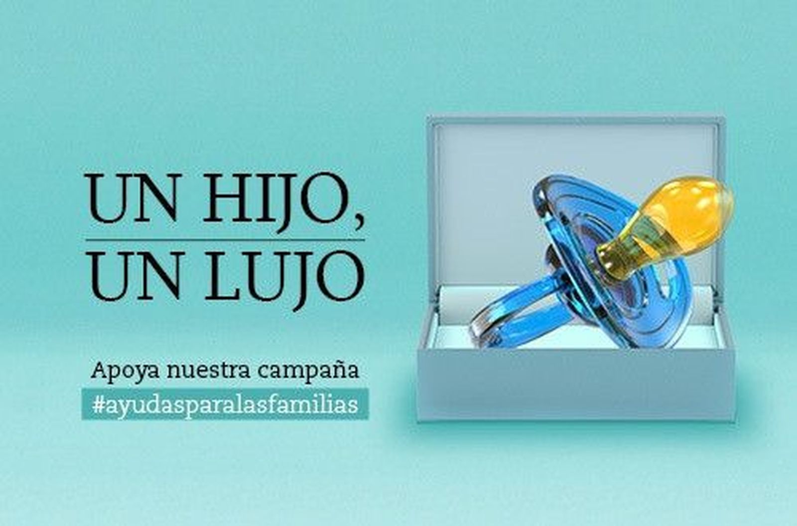 Campaña de la OCU 'Un hijo un lujo'