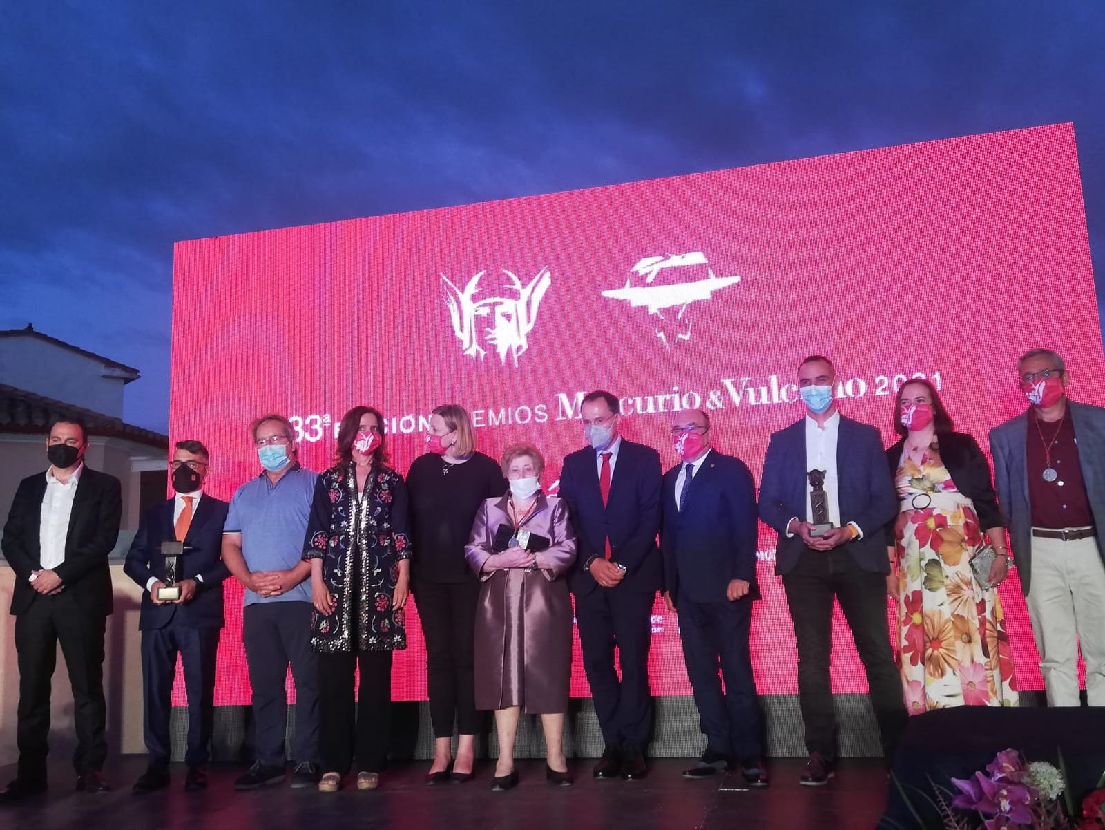 Premiados en la ceremonia