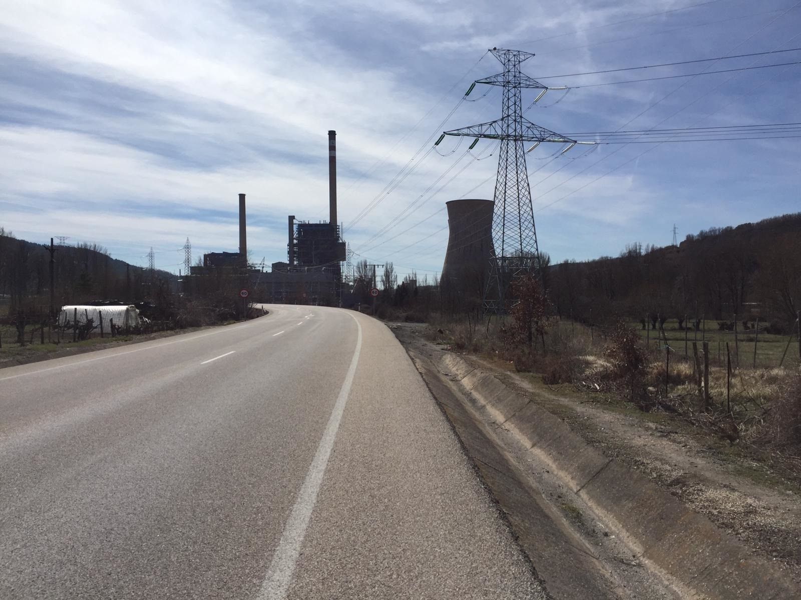 Central Térmica de carbón en La Robla, León