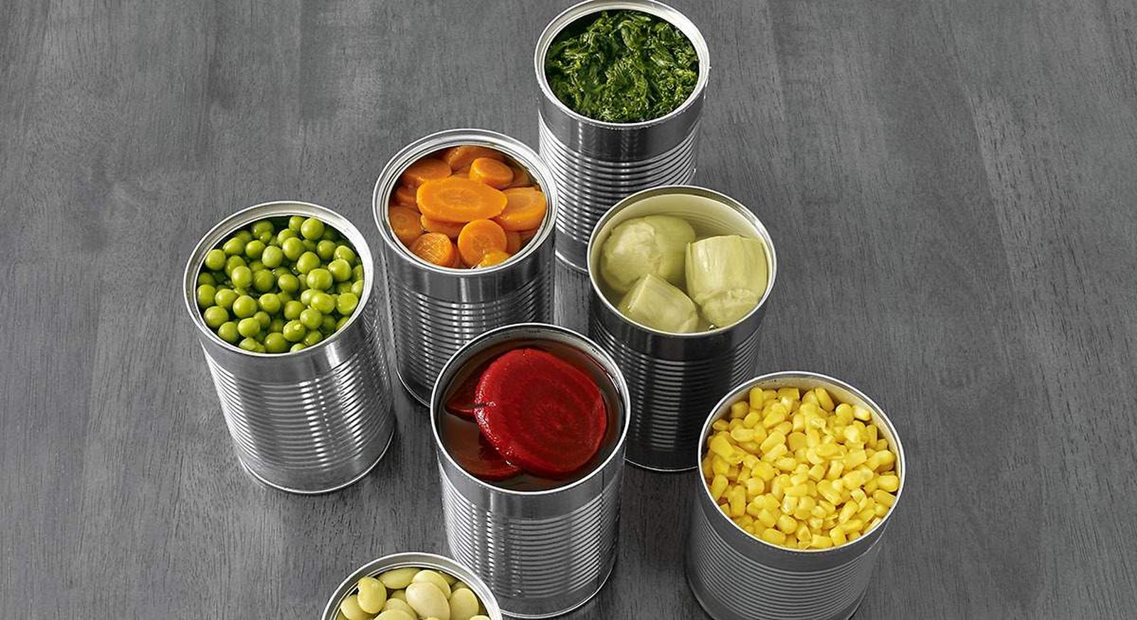 Verduras en conserva. OCU