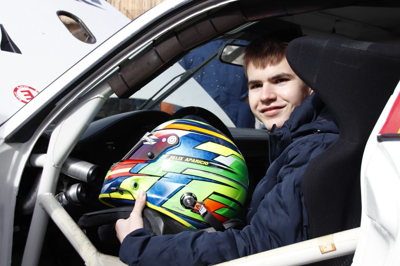 Félix Aparicio, piloto salmantino . Fotos Andrea M.